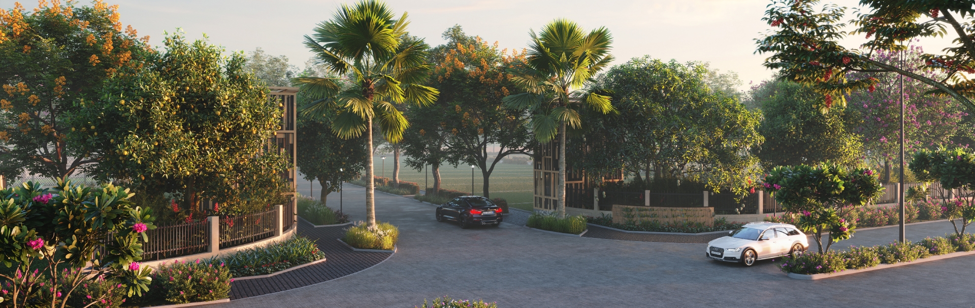 Mansarovar Township — roads, greenery and development across North Bengal